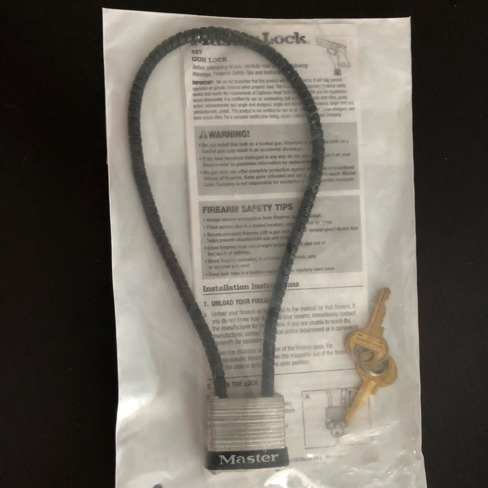 Master Lock for Gun Safety